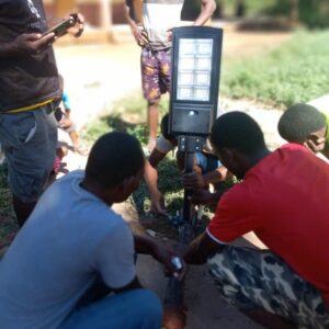 Community Impact Project: Solar Powered Street Lamp Installation